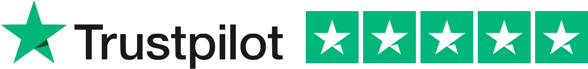Trustpilot reviews five-star logo